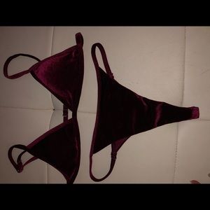 Red velvet bikini